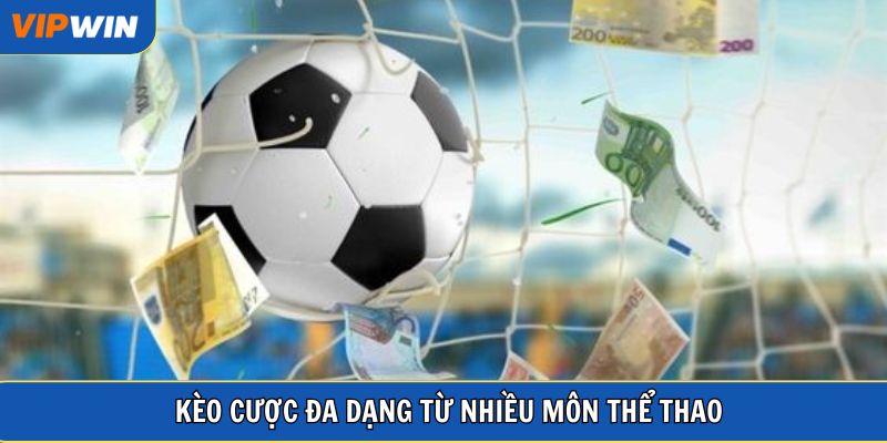 Kèo cược đa dạng từ nhiều môn thể thao